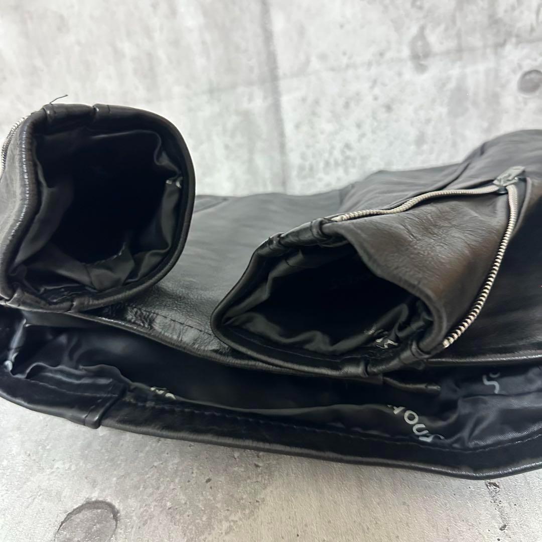 L Schott ライダース シングル やぎ革 ブラック レザージャケット 黒