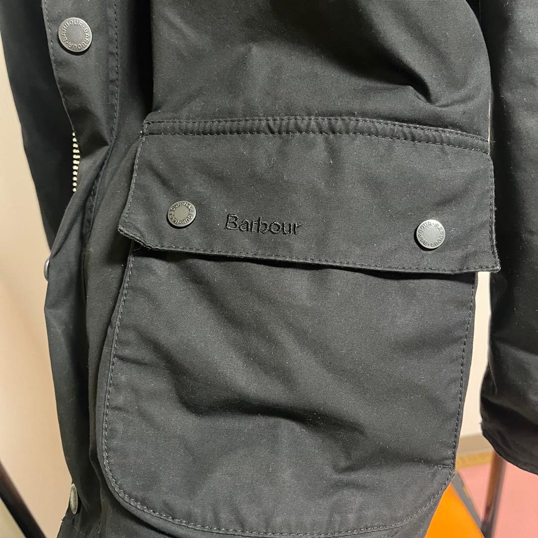 Barbour STRATHYRE WAX JACKETブラックジャケット S
