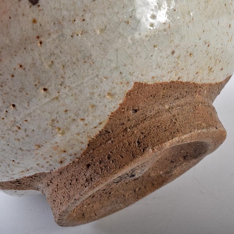 茶道具　唐津皮鯨茶碗　袱紗・時代箱付　V　R7954