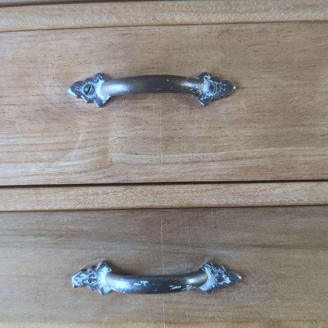 古道具　アンティークやや大きめ5段引き出し