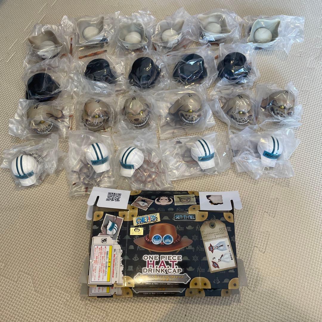 ワンピースH.A.T ドリンクキャップ　〜エース伝説〜　まとめ売り22点
