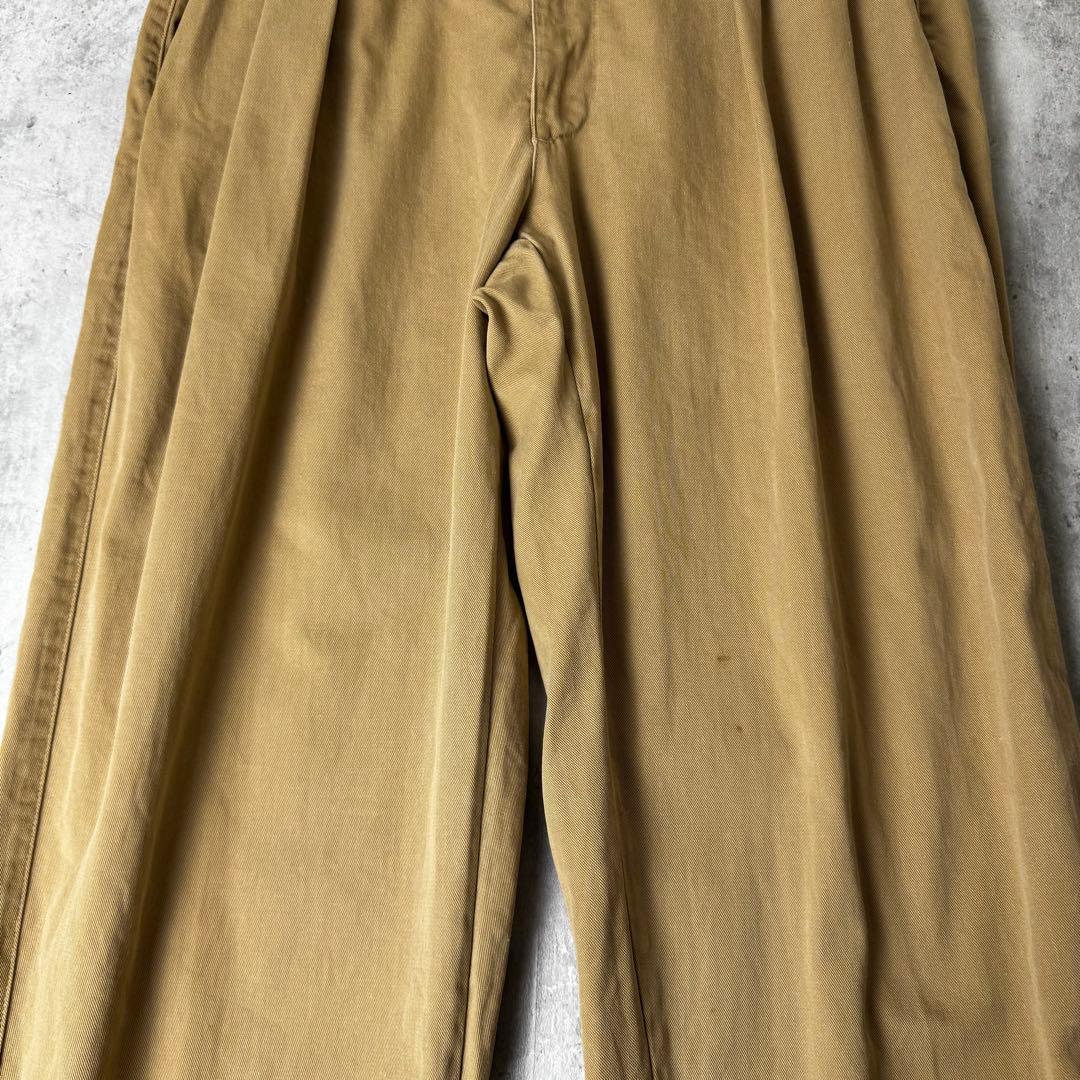 【初期型】 USA製 Ralph Lauren ポロチノ 2タック チノパン