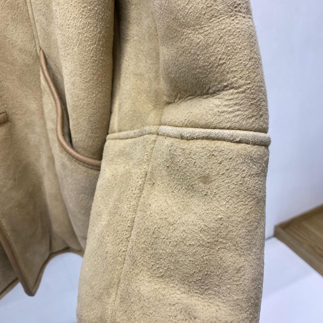 Knight of new zealand 肉厚 リアルムートンコート M