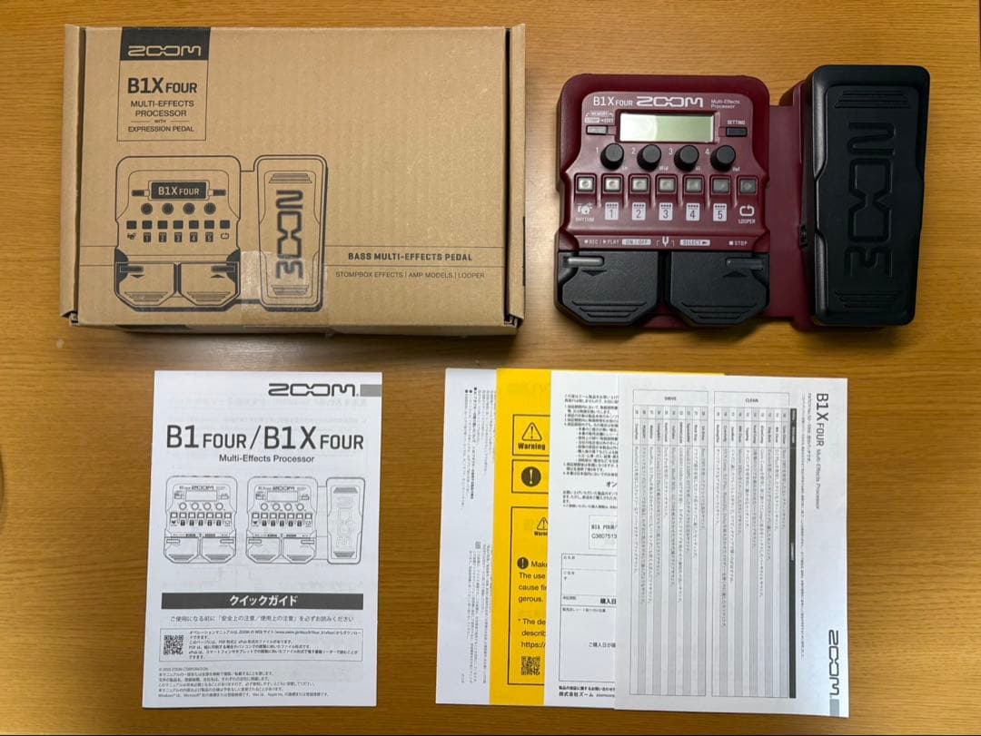 【ZOOM B1X FOUR】マルチエフェクター