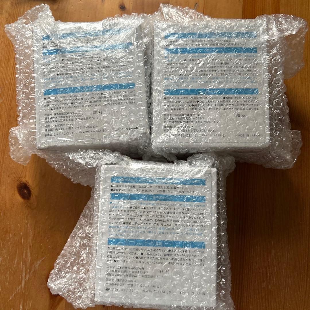kirala★キララ　炭酸ガスカートリッジ18本