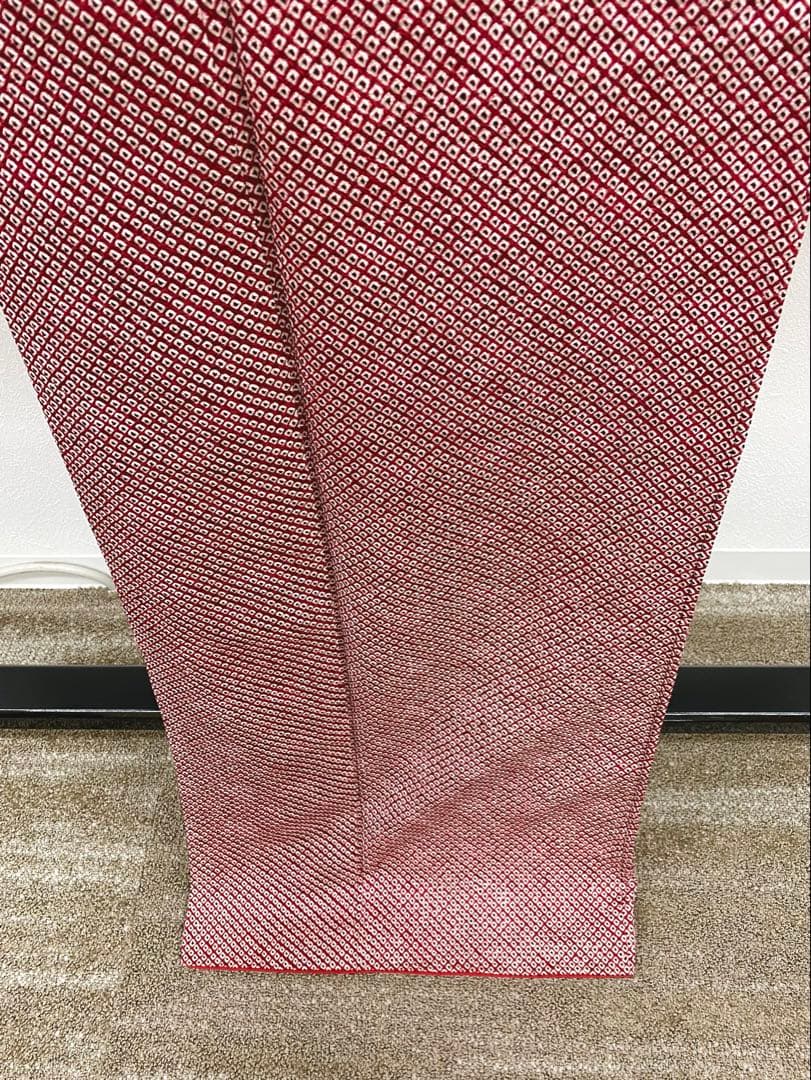 振袖 豪華 総絞り ふりぼかし 裏打ち済み 身丈164cm