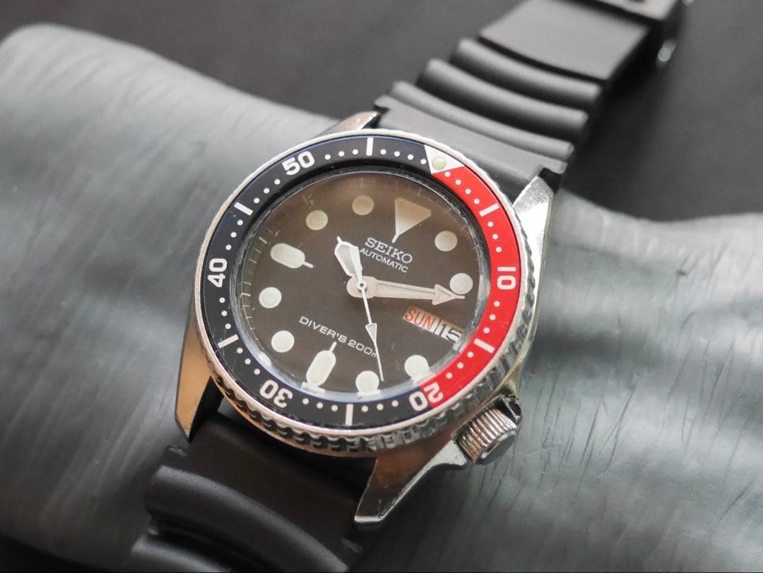 【OH済】セイコーダイバー 200m 希少ボーイズサイズ ペプシ