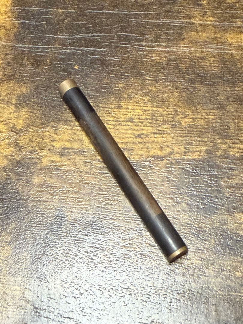 野原工芸　マーブルウッド・斑紋純銀色金具　MP おまけ付き