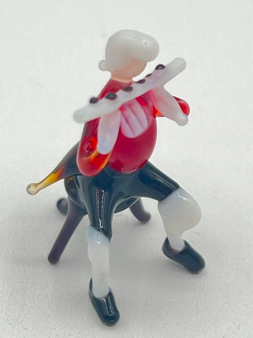 【オーケストラ　置物】ピアノコンチェルト　ガラス細工　台湾製　楽器