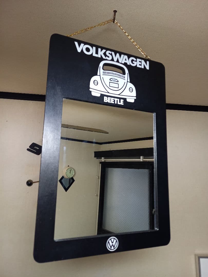 1970's　フォルクスワーゲン　Hot-Dog PRESS　ノベルティ　ミラー