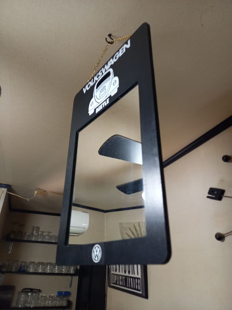 1970's　フォルクスワーゲン　Hot-Dog PRESS　ノベルティ　ミラー