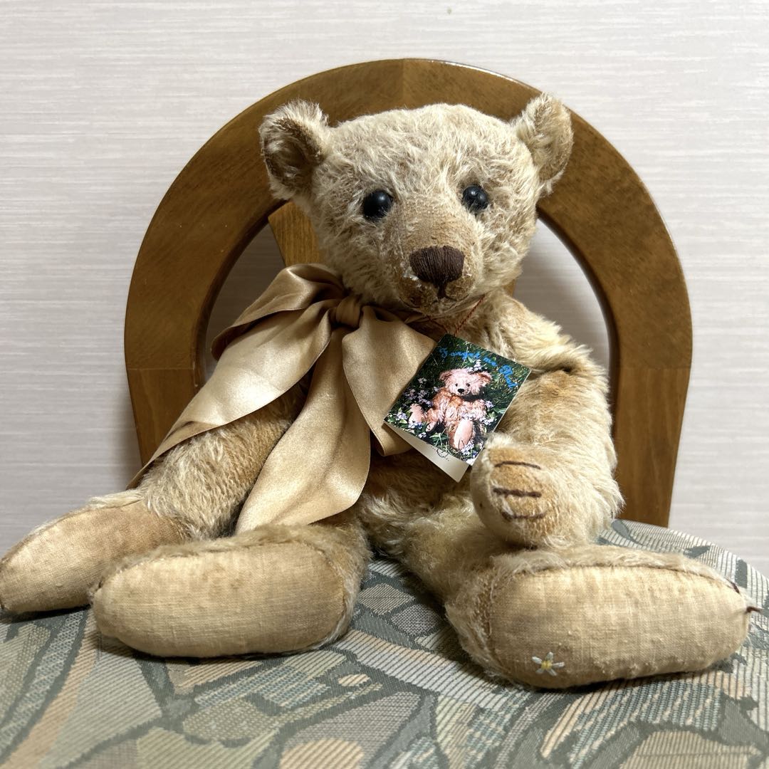 フォーゲットミーノットベア　リズさん アーティストベア海外作家　アンティークベア