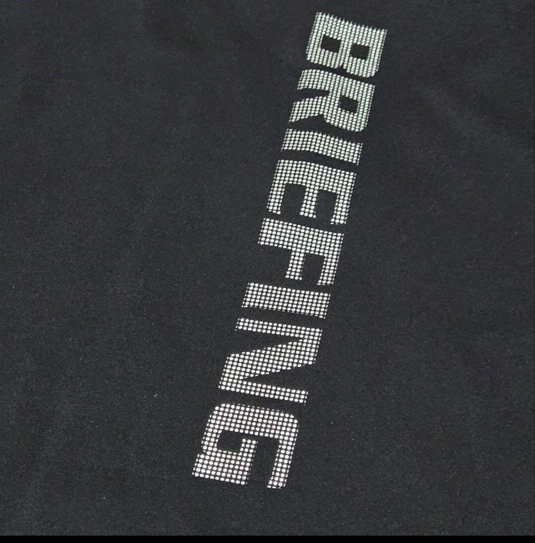 BRIEFING GOLF ハーフジップシャツ ブラックL