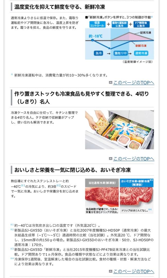 2018年製SHARP 冷蔵庫 SJ-GT42D-R 415L 【3/28発送】