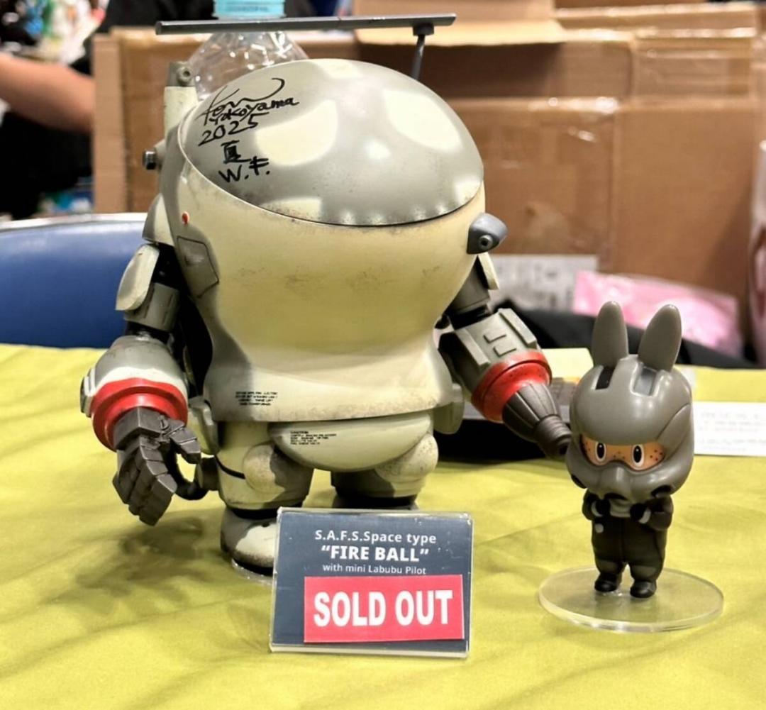 ワンフェス how2works 横山宏 ラブブ labubu FIRE BALL