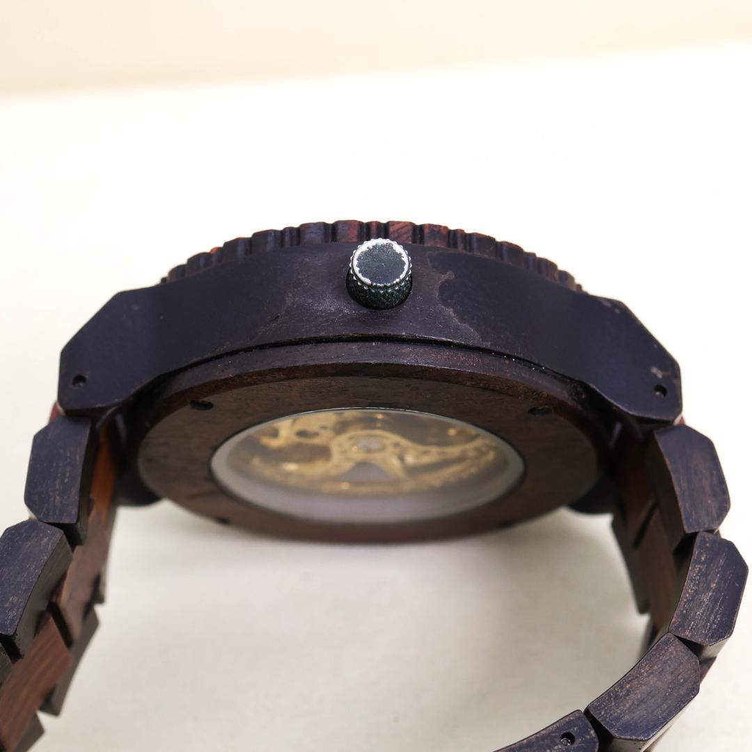 稼働 BOBO BIRD 腕時計 機械式 自動巻き 裏スケ 木製 1578