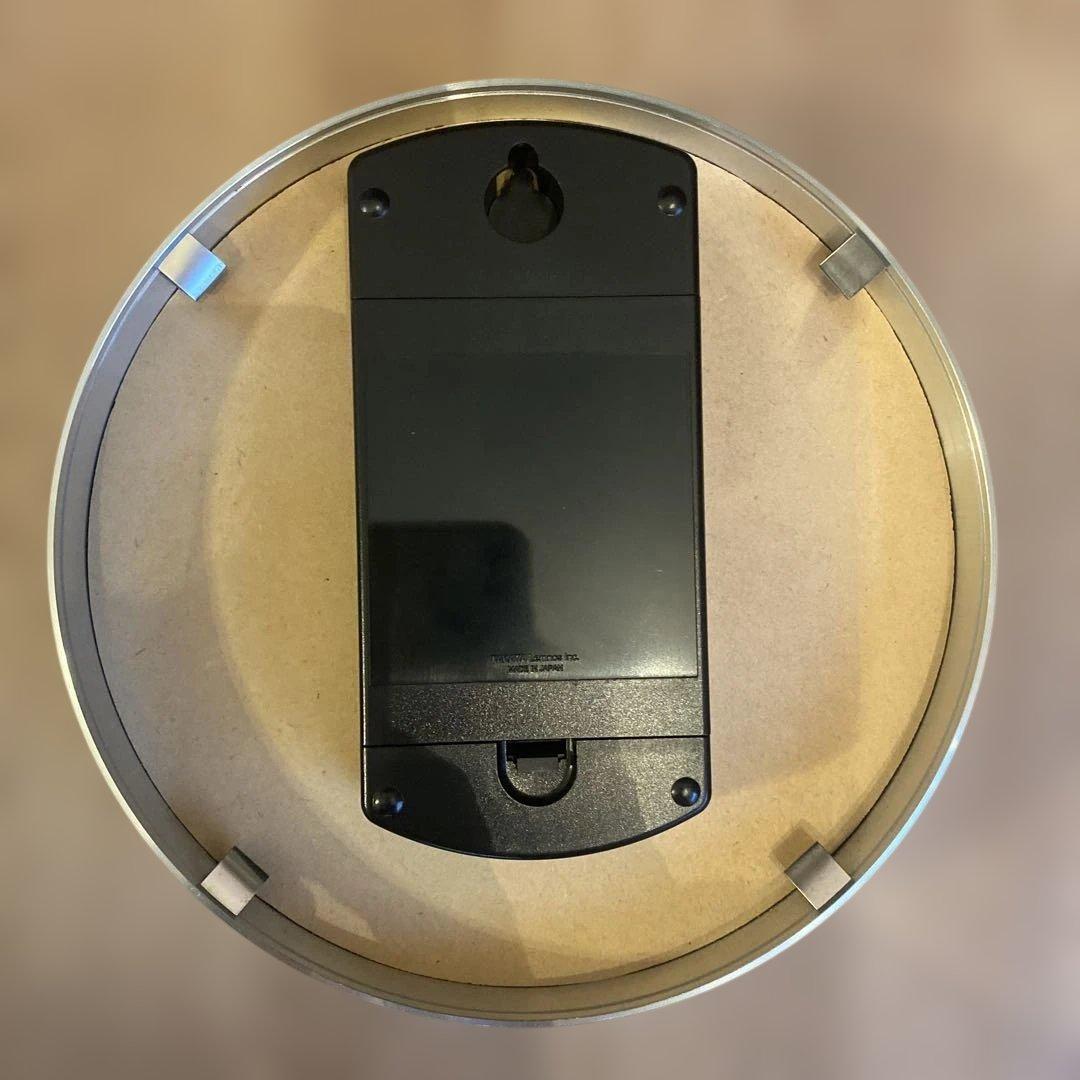 lemnos 掛時計 黒 青い針 日本製 MIZUIRO