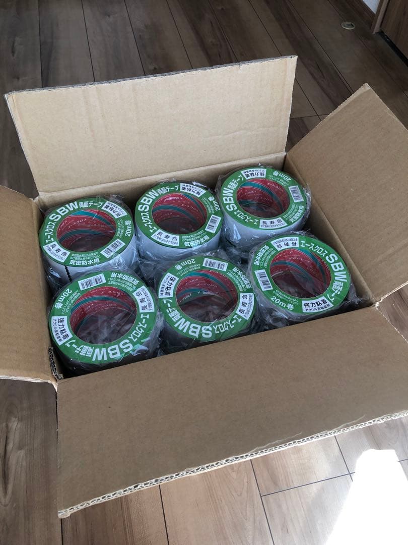 エースクロスSBW 両面テープ　50mm×20M 36巻