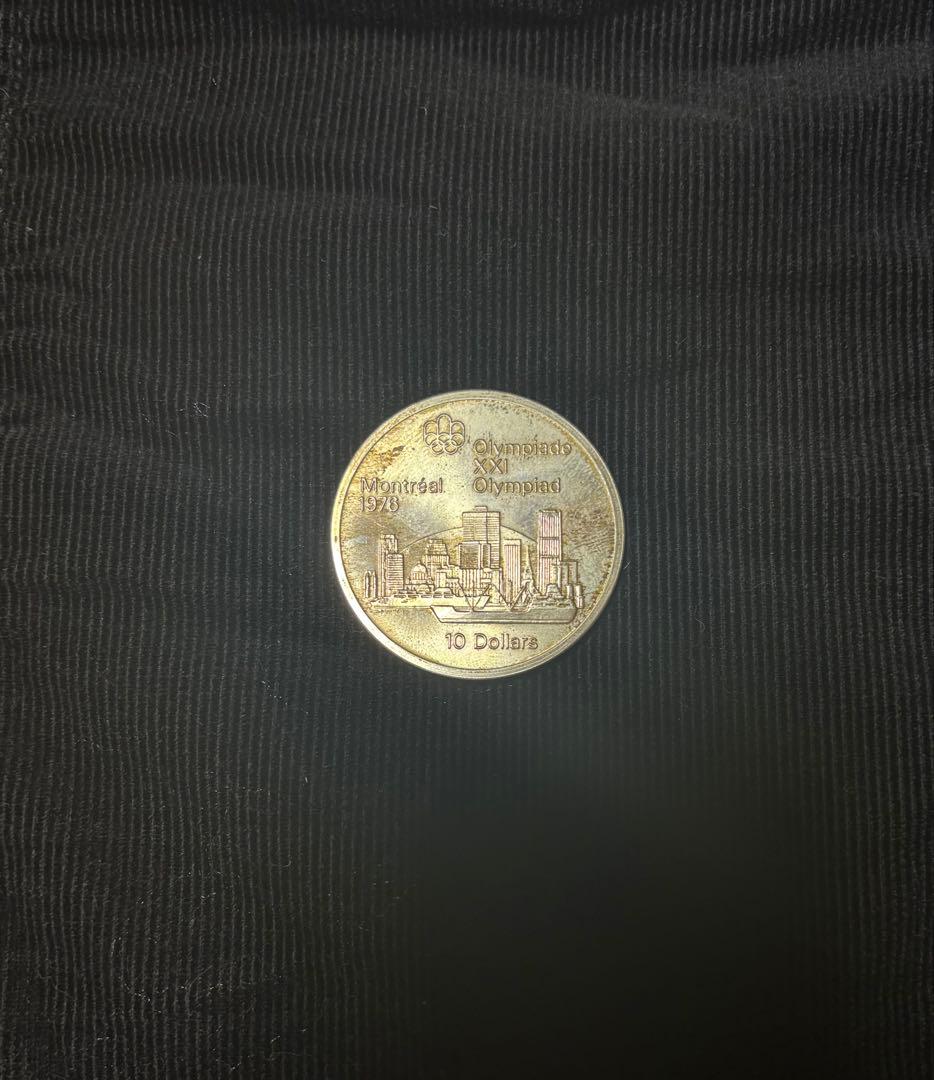 モントリオールオリンピック記念銀貨 10ドル