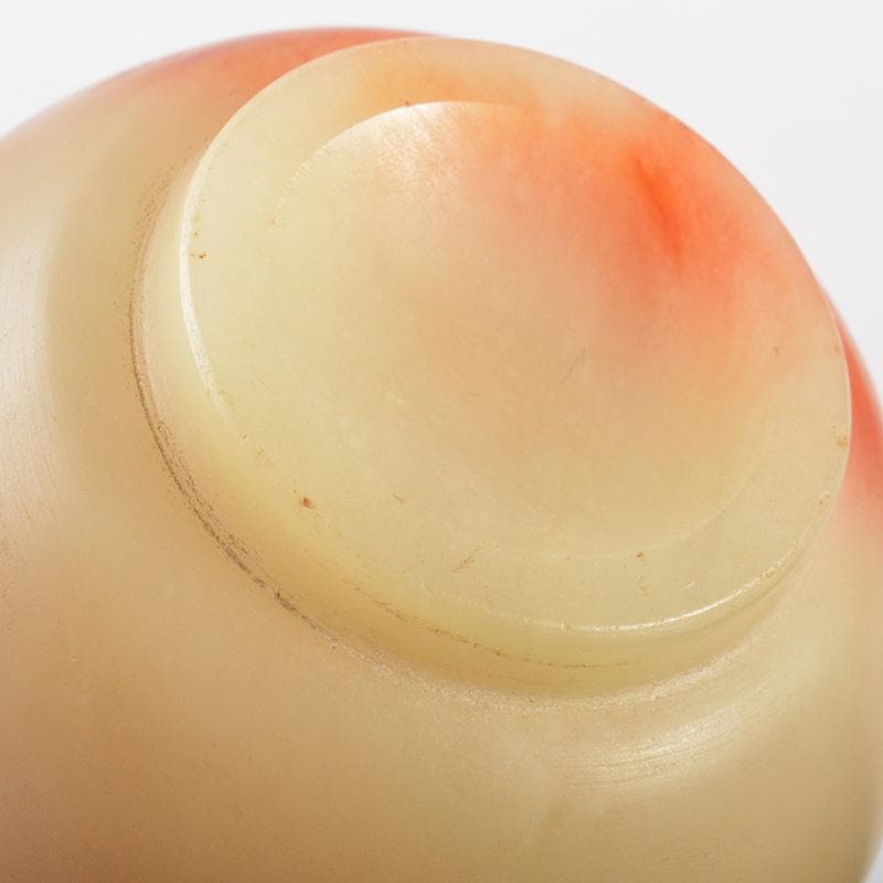 中国　玉石彫刻　酒盃　酒杯　合わせ箱　V　R7268