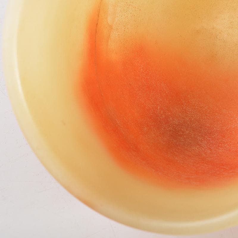 中国　玉石彫刻　酒盃　酒杯　合わせ箱　V　R7268