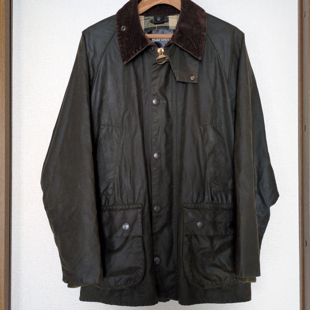 【値下げ】Barbour BEDALE オリーブグリーン C36/91cm