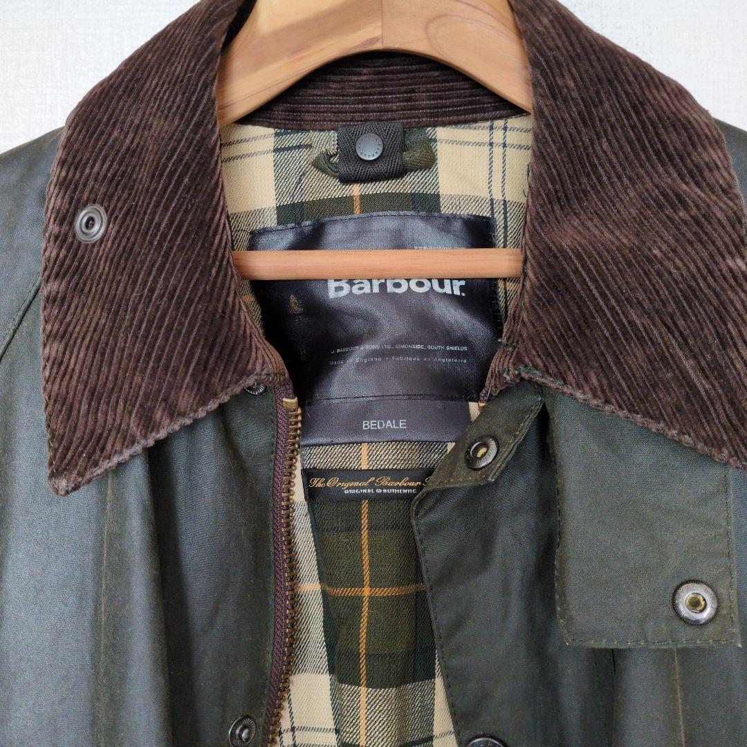 【値下げ】Barbour BEDALE オリーブグリーン C36/91cm