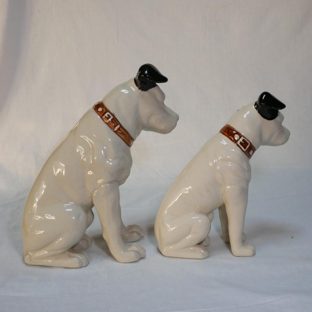 ビクター犬　ニッパー君　陶器置物　7匹　ビンテージ