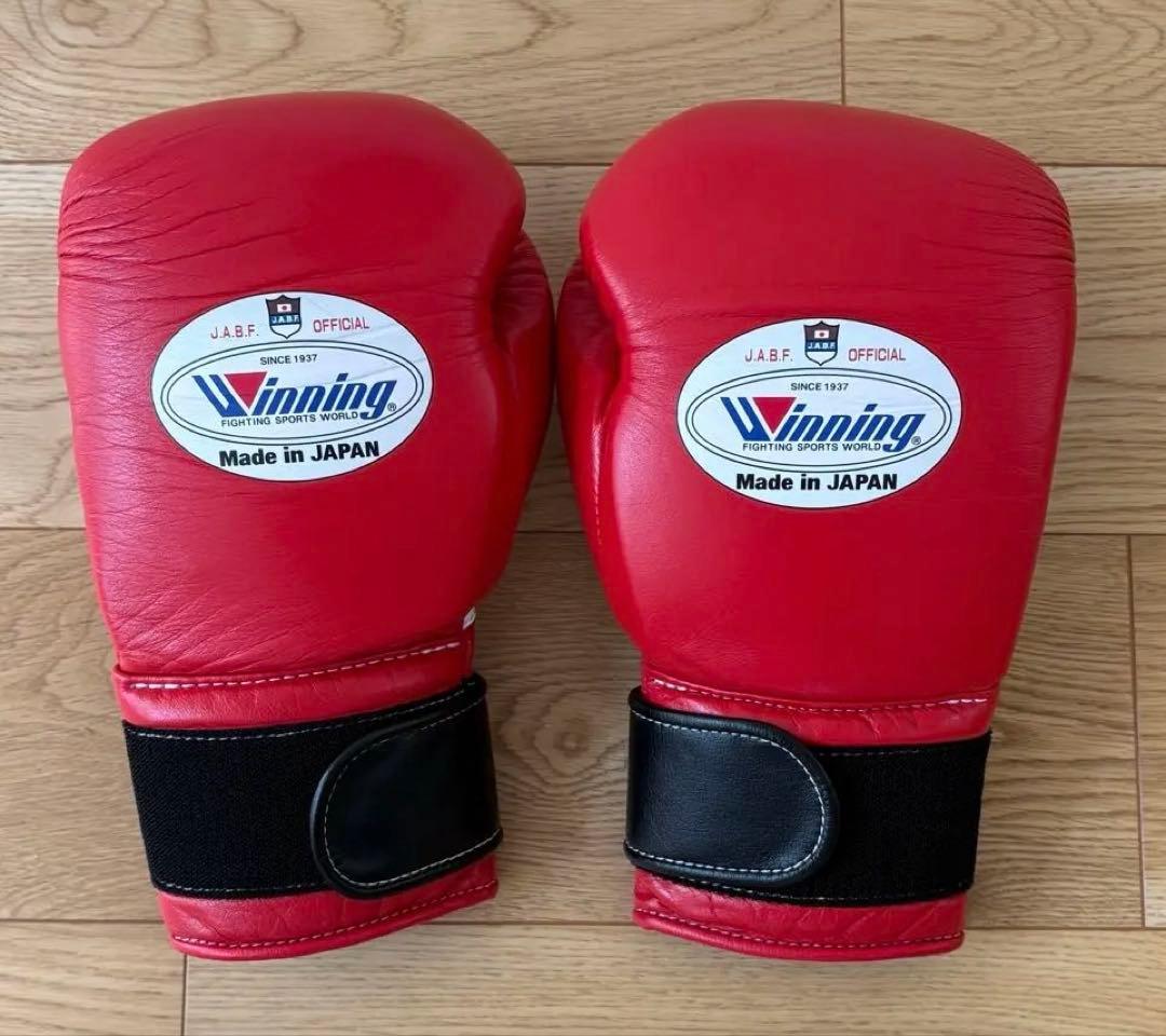 て*ん様 最終値下げ　美品　ウイニング　ボクシンググローブ 12 oz