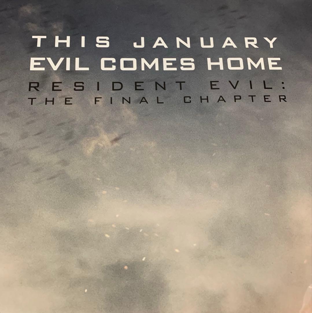 *非売品*バイオハザード ミラジョヴォヴィッチ オリジナル映画ポスター