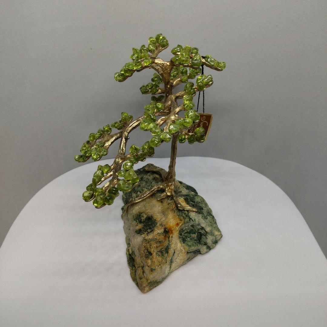 SWOBODA ペリドット 天然石 宝石ツリー ヴィンテージ 希少品