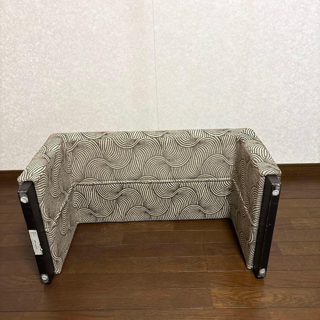 【良品】HUKLA スツール ベンチ ゼブラ柄