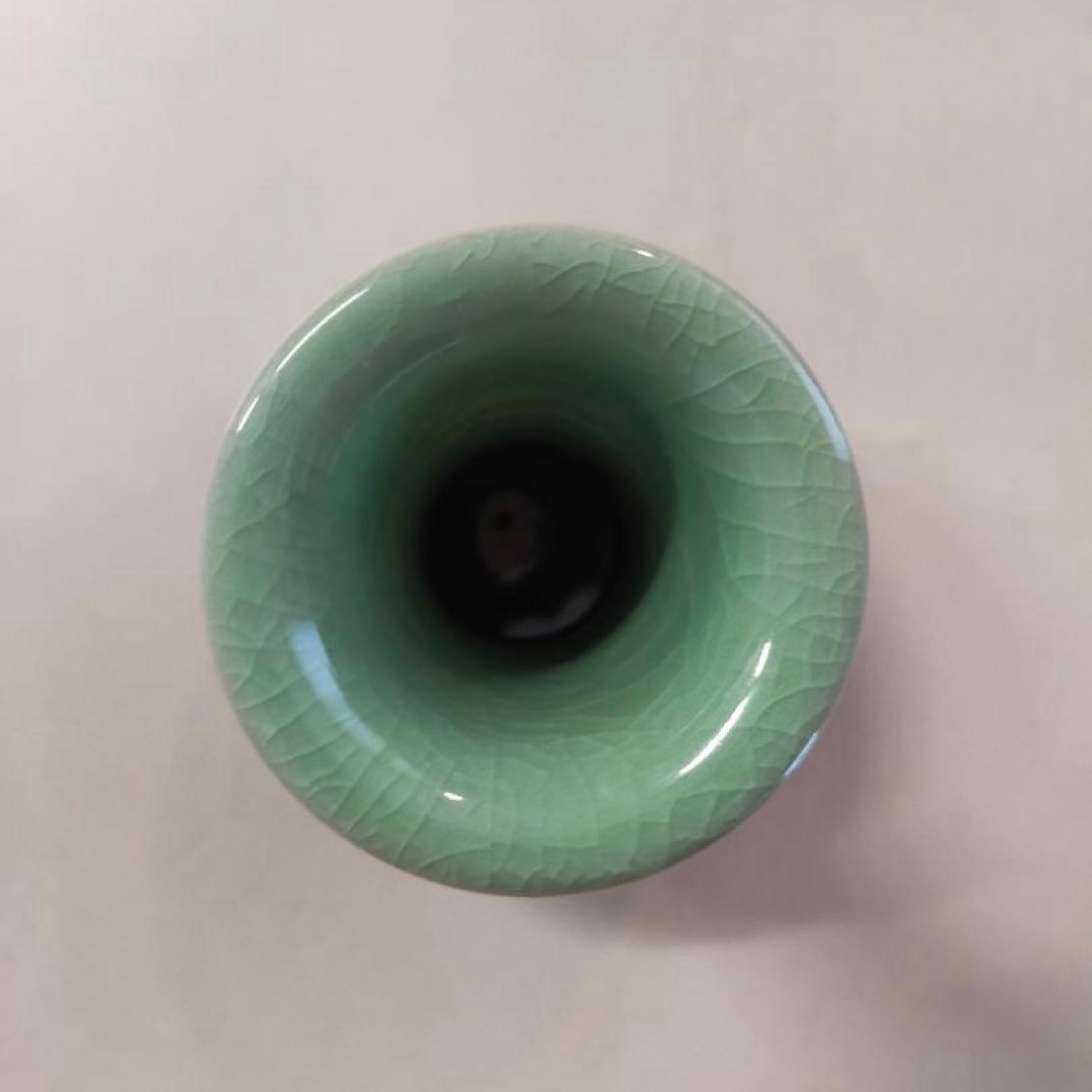 【未使用品】韓国陶窯　金正黙　東谷　花器　花瓶　箱付