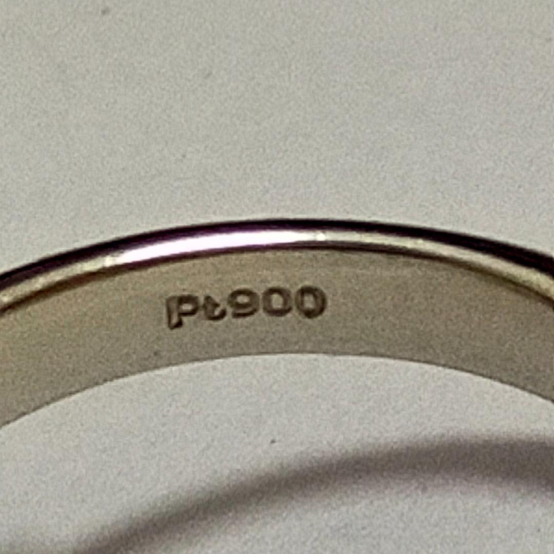 ブラックオパール　指輪　3.06ct　ダイヤ1.06ct　Pt900