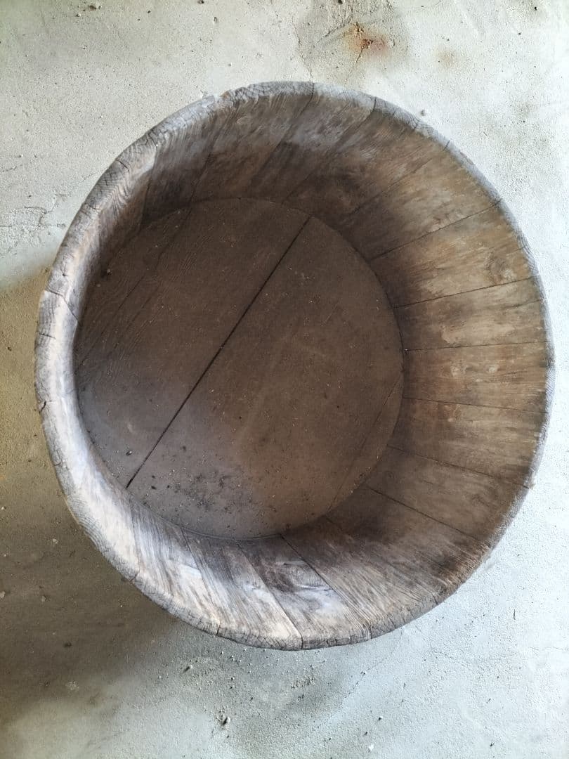 送料込み　レトロ巨大桶2　商品説明必読を