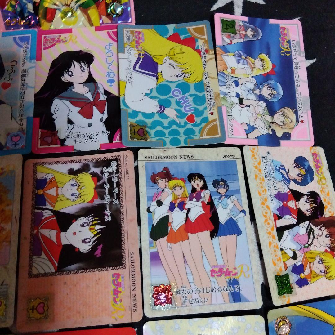 美少女戦士セーラームーン当時物バンダイカードダス34枚まとめ売り