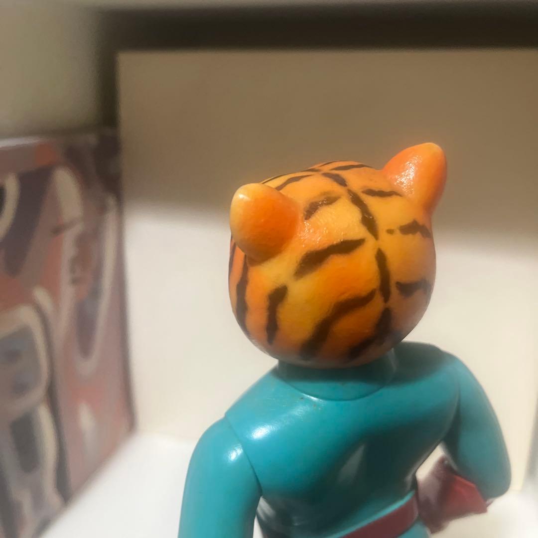 ブルマァク製 鉄人タイガーセブン ファイトグローブ付 ソフビ フィギュア 当時物