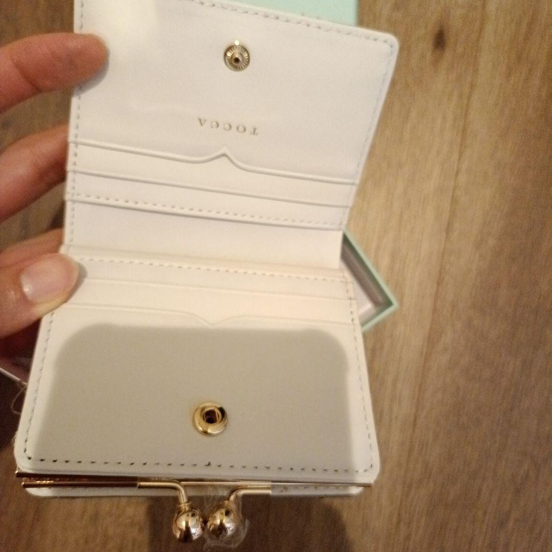 ド*子様 TOCCA トッカ　二つ折り財布 ベージュ　キルティング