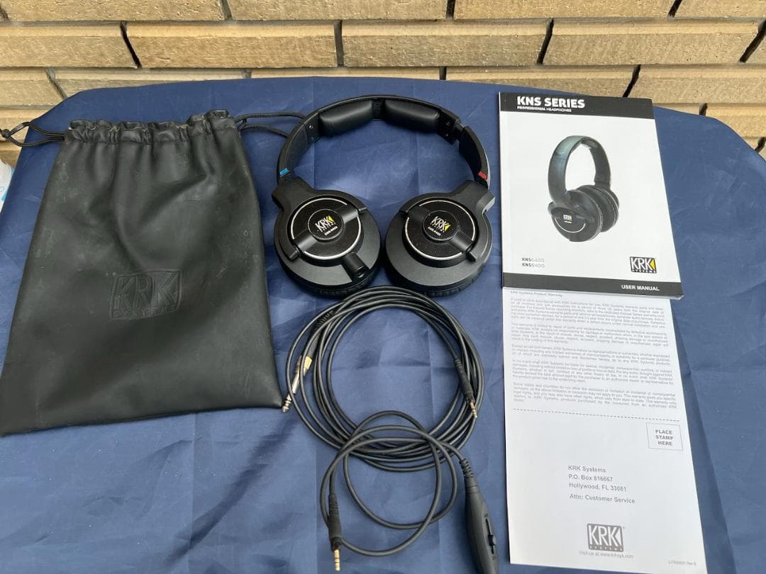 【完動品】KRK ( ケーアールケー ) / KNS-8400 密閉型ヘッドホン