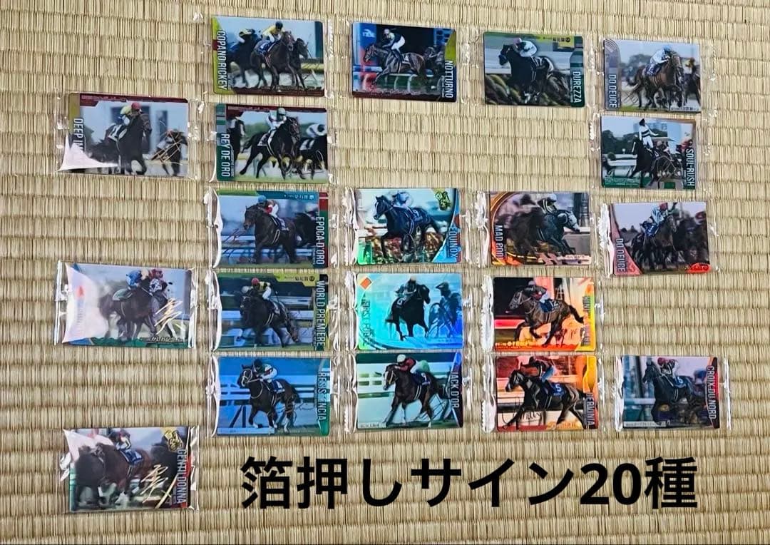 ウエハース　箔押し　サイン　サラブレッドホースコレクション　3R 20種セット