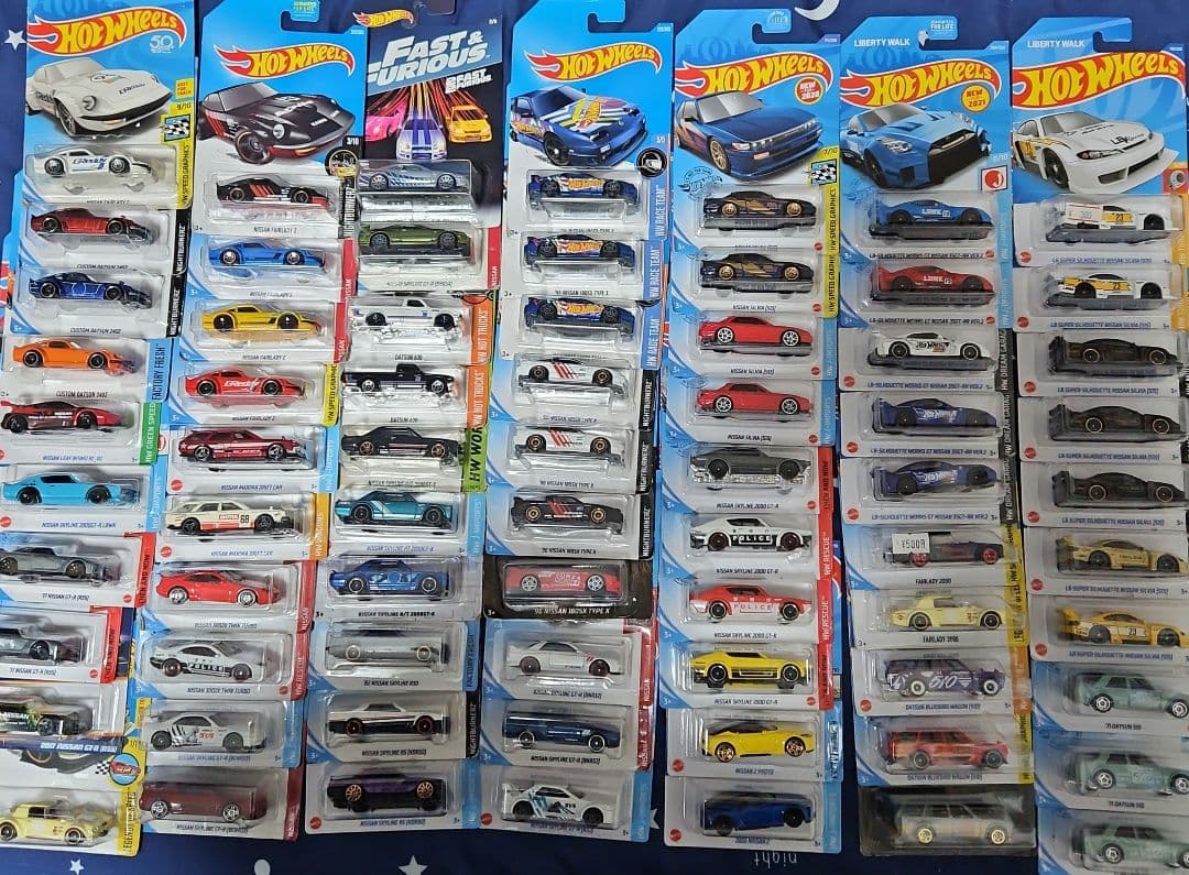 ホットウィール　日産車　まとめ　70台