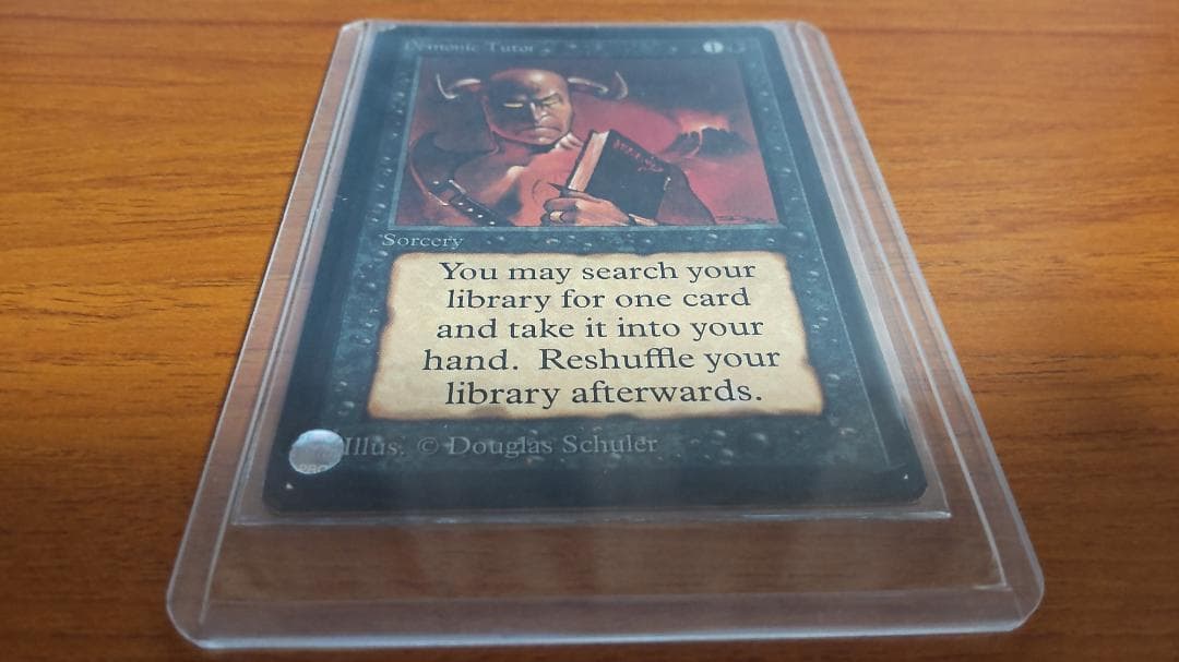 MTG 悪魔の教示者 Demonic Tutor 英語版