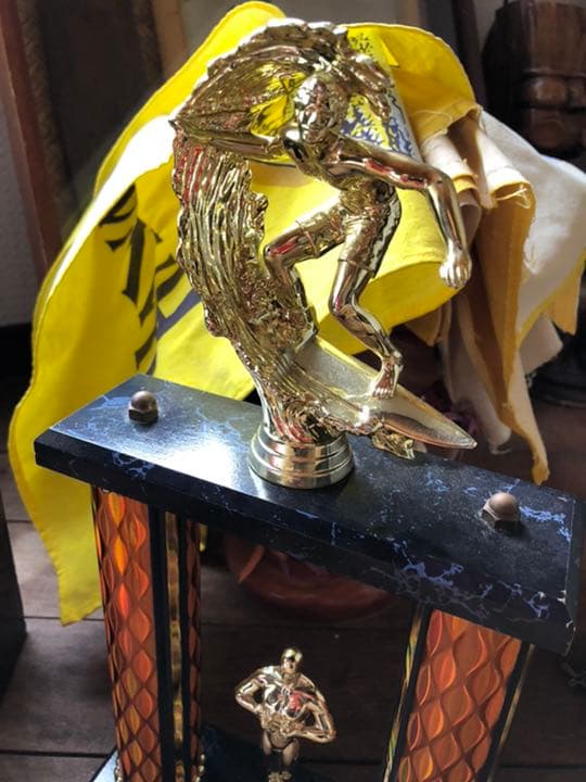 ハワイアン　ハワイ　サーフ　サーフィン　トロフィー　ビンテージ　アンティーク