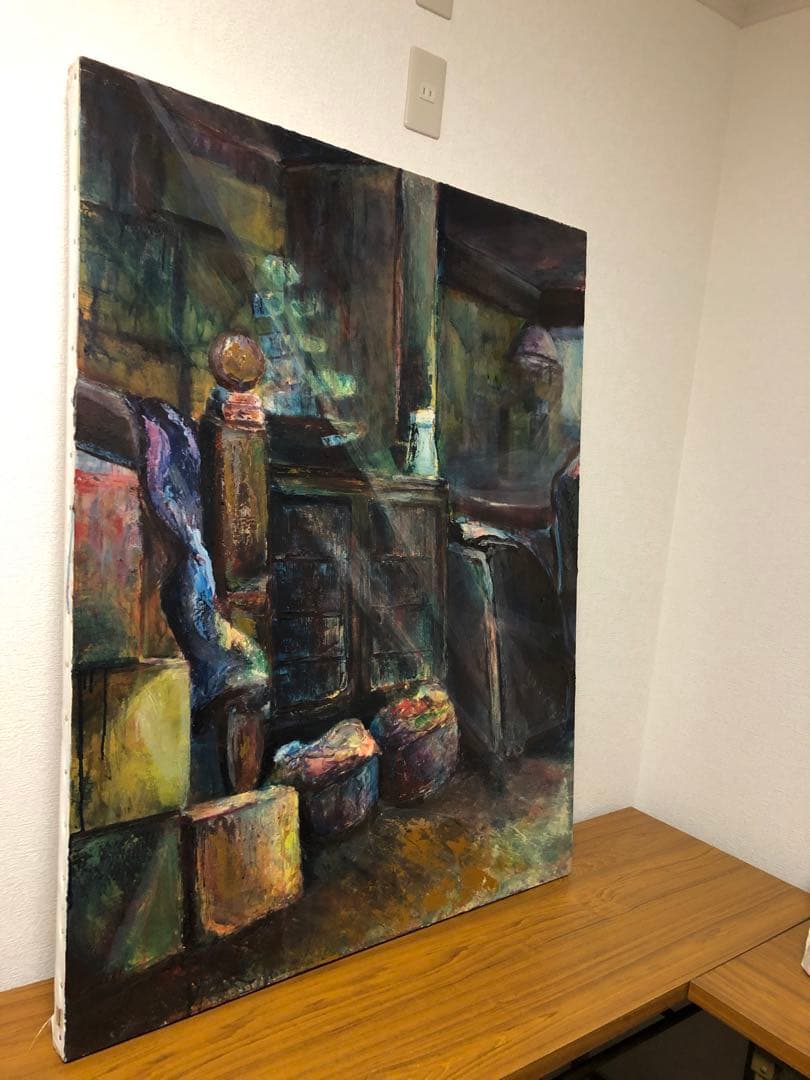 絵画　一点物　油絵　50号　micchan作