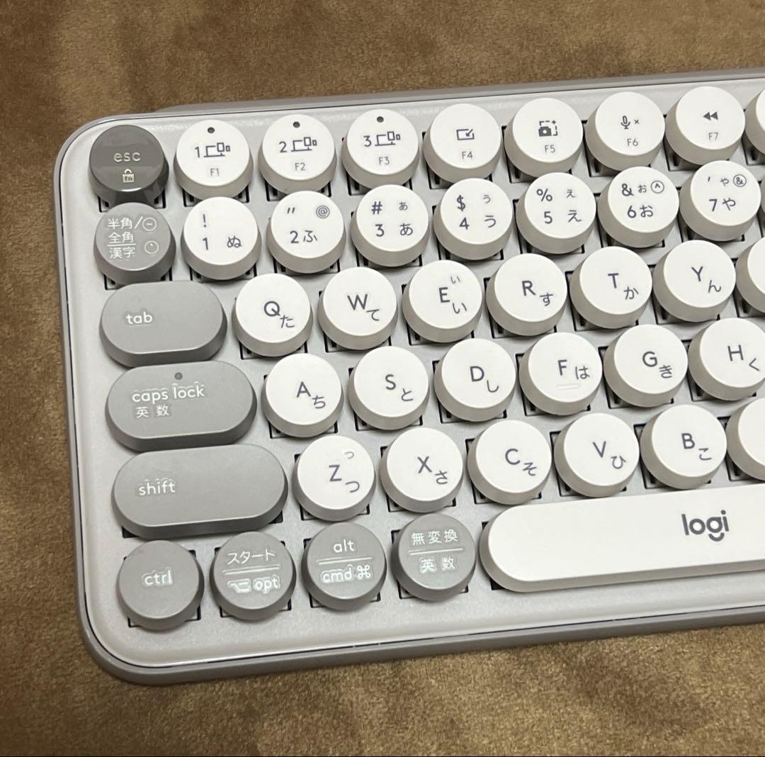 Logicool POP KEYS ＆MOUSE グレージュ キーボード＆マウス