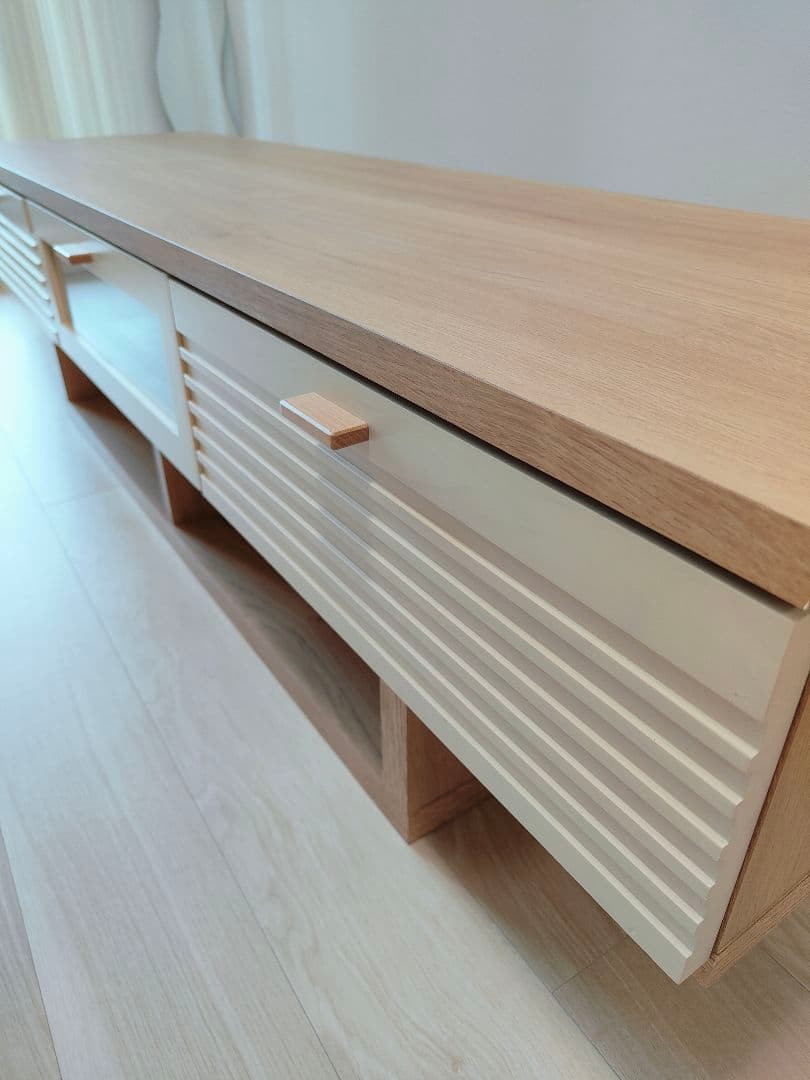 【美品・希少】Francfranc FE 160 テレビボード（ナチュラル）