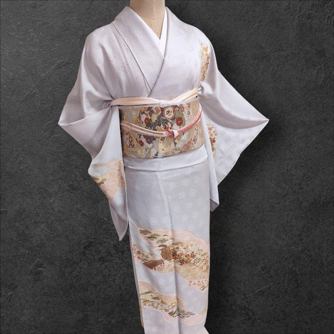 ❰6557❱ フルセット　付け下げ訪問着　宝尽くし　袋帯　入学式　お宮参り　正絹