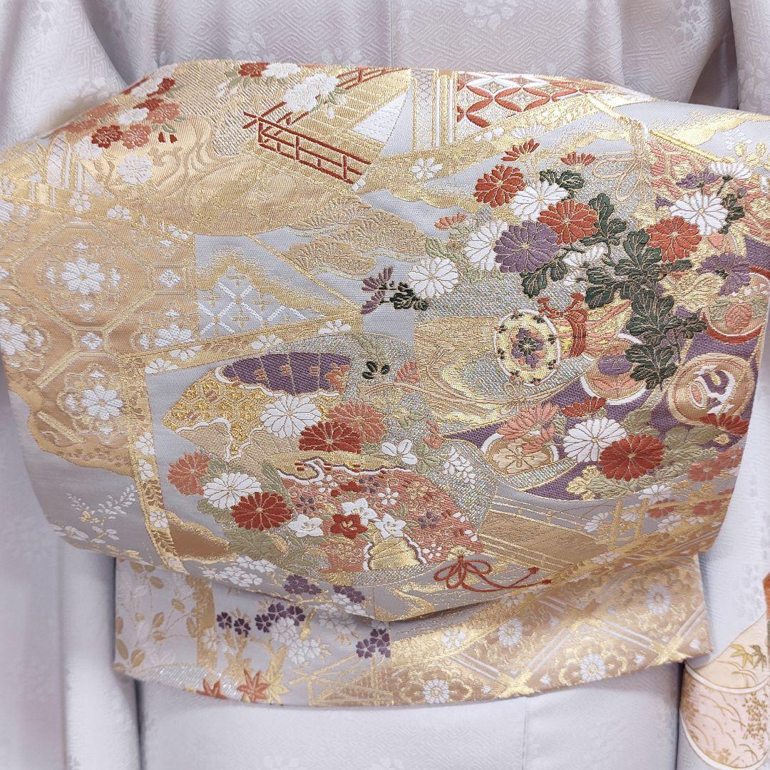 ❰6557❱ フルセット　付け下げ訪問着　宝尽くし　袋帯　入学式　お宮参り　正絹