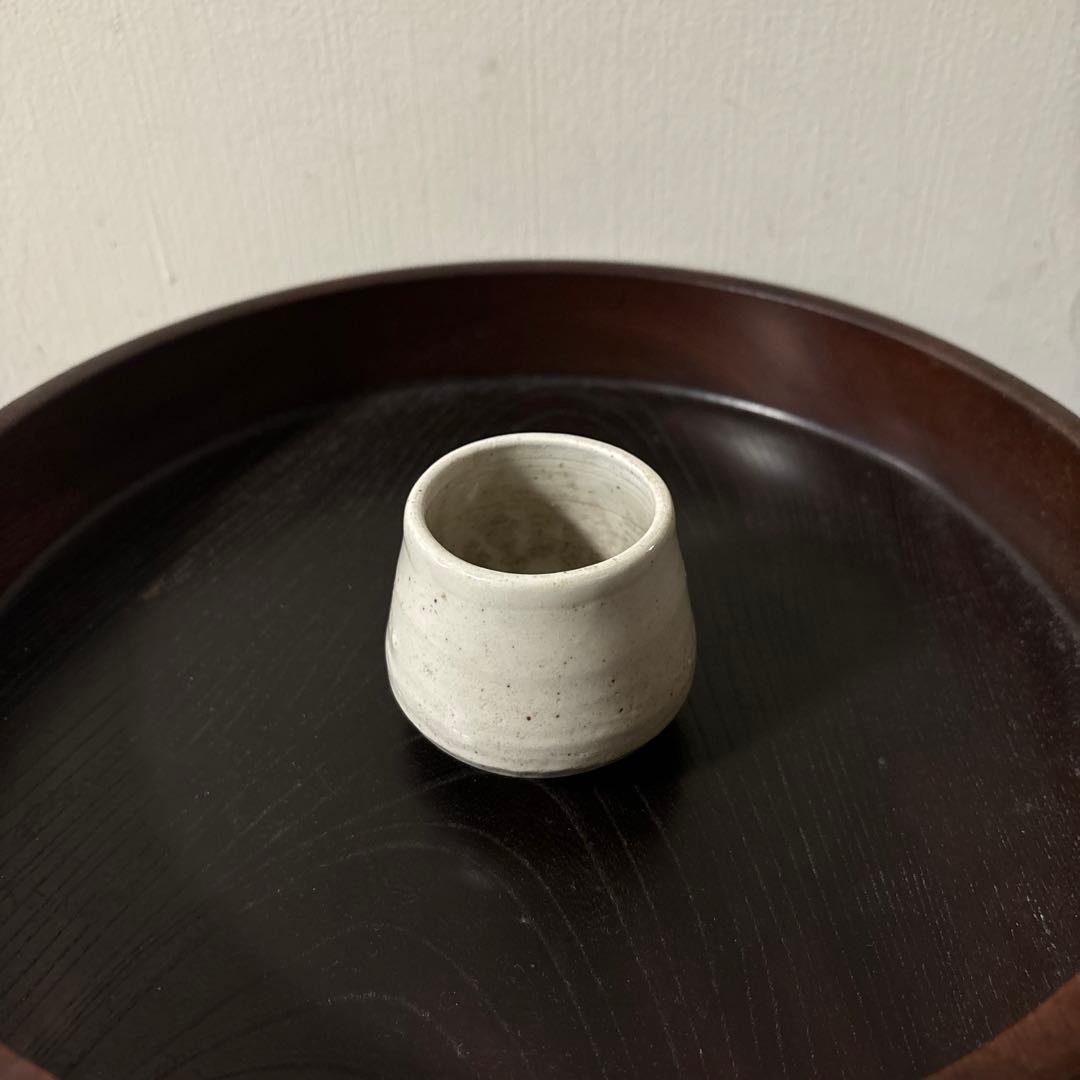 塩笥 盃 筒盃 酒器　蓋　白磁　秦秀雄　白洲正子　斎藤靖彦　坂田和實　大久保裕司