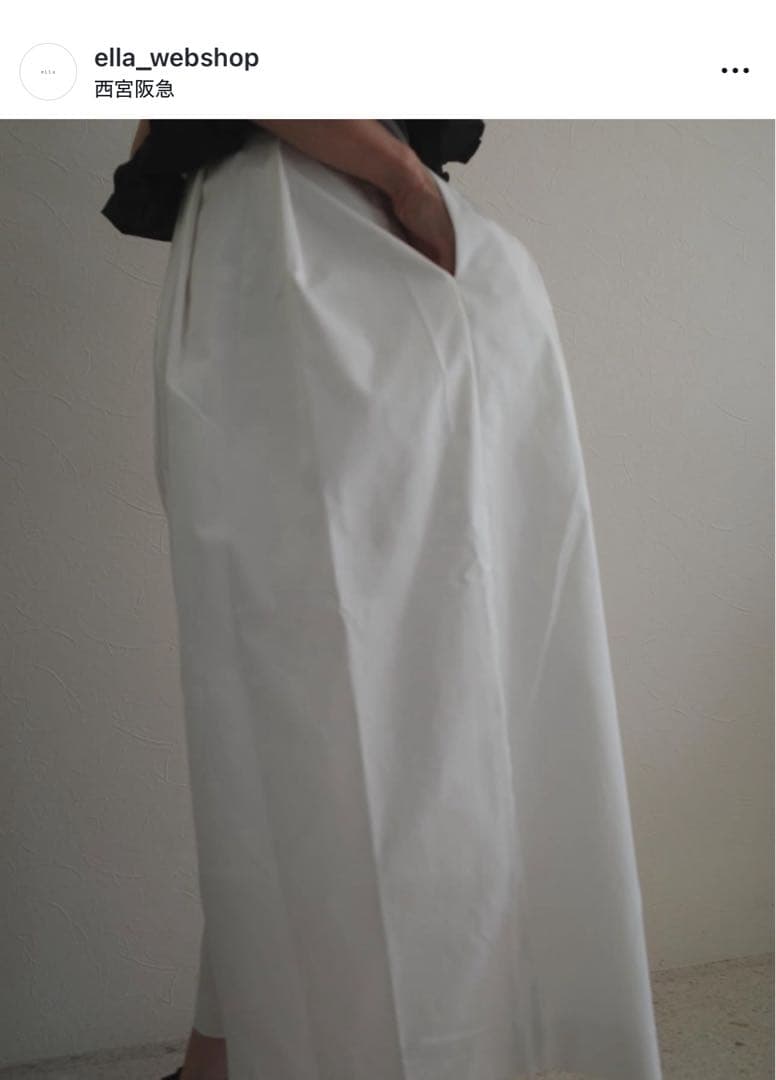 パンツ ella selectshop silky twill skirt pants